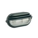 Lampada Applique Ovale Grande Colore Nero per Esterno Linea Palpebra Sovil