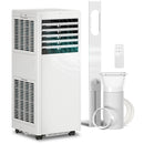 Condizionatore portatile da 5000 BTU 4-in-1 Raffreddamento Deumidificazione Ventilazione e Modalità Sleep in ABS Bianco      