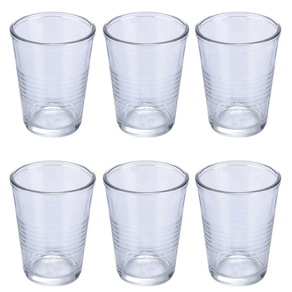 Set 6 Bicchieri Acqua Glace Party in Vetro VdE Tivoli 1996 Trasparente prezzo