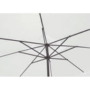 Ombrellone da Giardino 3x2 m Palo Ø38 mm in Alluminio con Manovella Vorghini Stem Antracite e Ecrù