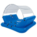 Isola Galleggiante Gonfiabile per 4 Persone 249x188x95 cm con Altoparlanti e Frigo Bestway