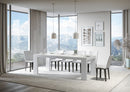 Tavolo Allungabile 140/244x90x77 cm Roxell Premium Bianco Frassino