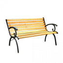 Panca Ghisa Real 126x60x77 h cm in Legno Antracite