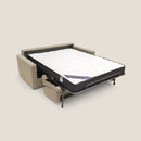 Divano Letto 2 Posti 166x92x96 cm in Tessuto Beige