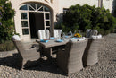 Poltrona da Giardino in Polyrattan Baltimora Grigio