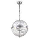 Lampada pendente Neoclassic in Metallo Yonkers Cromo