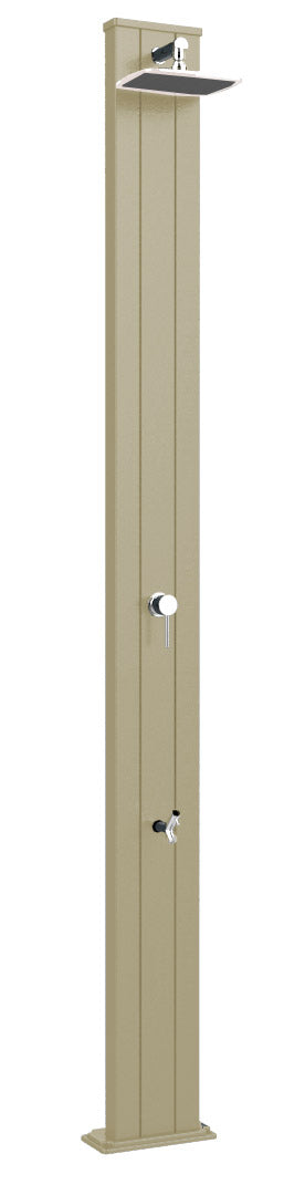 acquista Doccia da Esterno Giardino Miscelatore e Lavapiedi Arkema Spring S Champagne Bronze