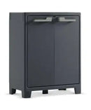 Armadio 2 ripiani 80x44x100 cm Keter Moby Basso XL Antracite