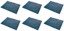 Set 6 Tovagliette 33x45x0,7 cm in Bamboo Villa d'Este Home Tivoli Bamboo Blu