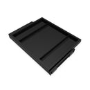Kit Vassoio e Telaio per Armadio Regolabile 600 mm Emuca Nero