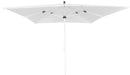 Ombrellone da Giardino 3x3 m Palo Ø48 mm in Alluminio e Poliestere Bianco