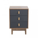 Mobiletto Norbert 45x39x63 h cm in Legno Grigio