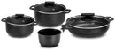 Batteria di Pentole 7 Pezzi in Alluminio Pressofuso Antiaderente Olympia Supreme