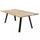 Tavolo Nevis 200x100x74 h cm in Legno Antracite