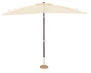 Ombrellone da Giardino 3x3 m Palo Ø48 mm in Alluminio e Poliestere Garden Ecrù