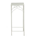 Set 3 Portapiante Quadrati per Giardino e Balcone in Metallo Milena Bianco