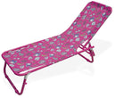 Lettino Prendisole Pieghevole per Bambini in Metallo Soriani Glamour Rosa
