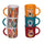Set 6 Tazzine da Caffè Ø6,5x6,3 cm in Bone China VdE Tivoli 1996 Le cirque