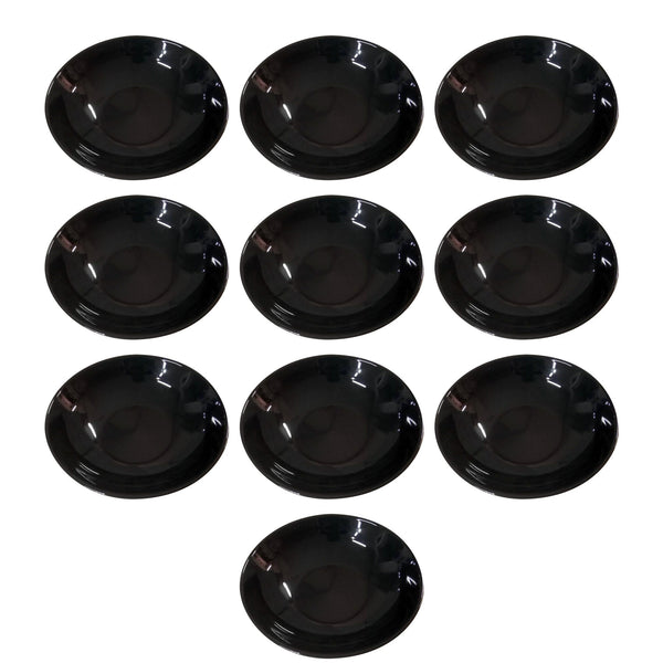 Set 10 Piatti Fondi in Porcellana Collection Vietri Grigio Antracite sconto