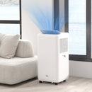 Condizionatore Portatile 1250W 35,5x35x70 cm con 5 Modalità e Timer 24h Bianco