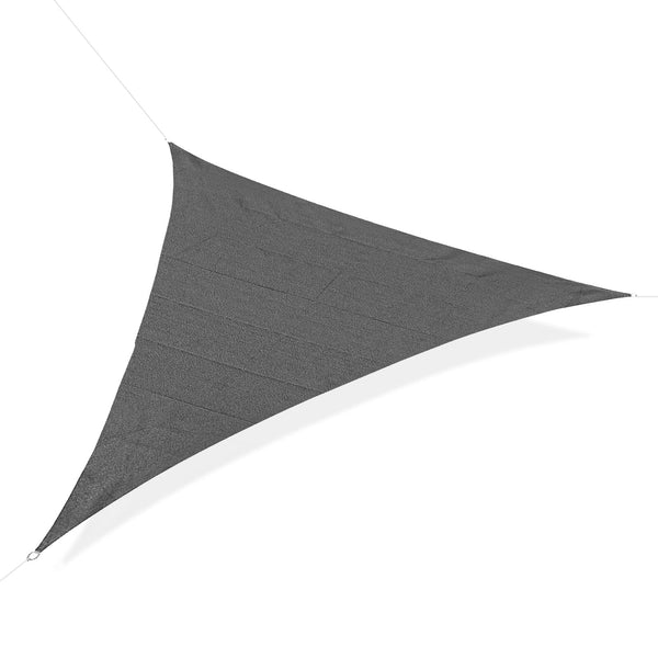 online Tenda a Vela Triangolare Anti-UV e Traspirante 5x5x5 m con Ganci a D in Polietilene