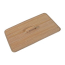 Cesta Portabiancheria 52x32x63 cm in Bambù con Coperchio e Fodera Rimovibile