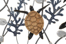 Pannello Turtle 132,7x5,7x69,9 cm in Ferro e MDF Multicolor      