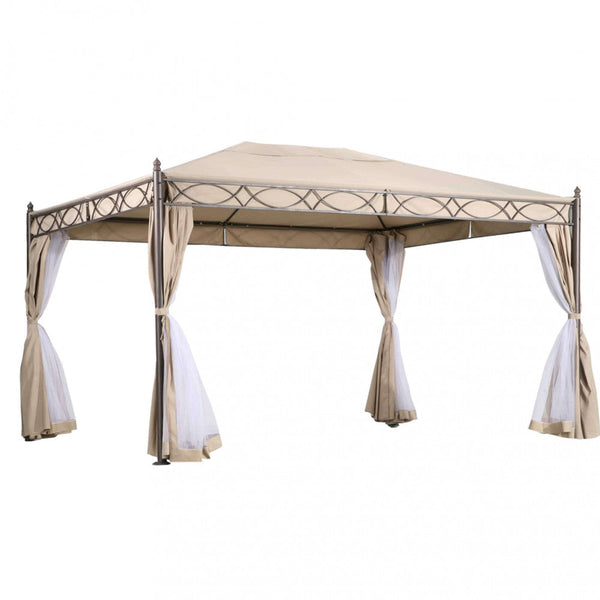 prezzo Gazebo Karnak 3x4x2,60 h m in Acciaio Antracite