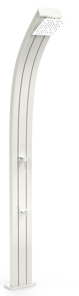 Doccia Solare da Giardino Temporizzatore e Lavapiedi Arkema Spring Top Line Perla Bianca prezzo