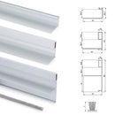 Binario per Porte Scorrevoli per Armadio 230 cm Spessore 20 mm Chiusura Soft con Kit di Accessori Emuca Anodizzato opaco