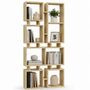 Libreria Moderna 79x24x166,5 cm Scaffalatura 4 Ripiani Quercia      