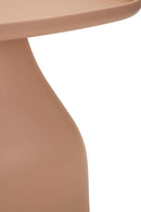 Tavolinetto Gea Rosa 48x48x38 cm in Polipropilene Rosa      