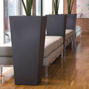 Vaso 34x86 cm in Resina Arkema Quadro 86 Ruby