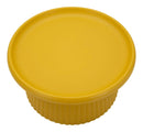 Tavolinetto Geax Senape Ø70x35 cm in Plastica Senape      