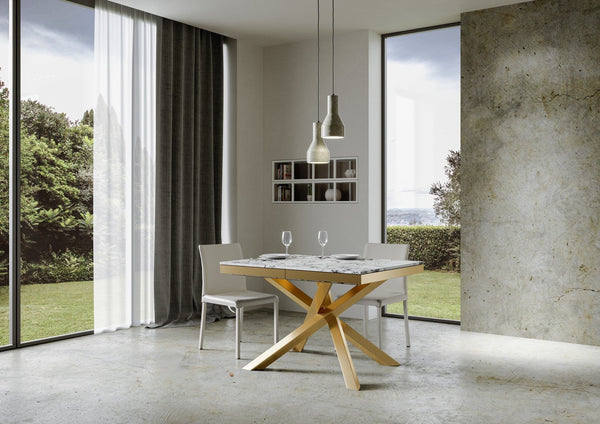 sconto Tavolo Allungabile 120-380x90x77 cm Volantis Evolution Marmo