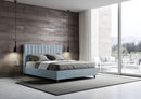 Letto Matrimoniale Agueda Azzurro Varie Misure