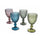 Set 4 Calici Nobilis in Vetro VdE Tivoli 1996 4 Colori Differenti