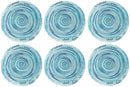 Set 6 Tovagliette Ø44x0,5 cm  in Polipropilene VdE Tivoli 1996 Shades of ocean