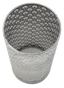 Porta Ombrelli Flowy Ø24x48 cm in Ferro Argento