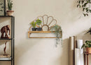 Mensola Panama 55x20,3x39,5 cm in Rattan