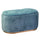 Pouf Contenitore 82x42xh41 cm in Tessuto Velluto Verde Salvia