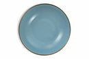 Set 6 Piatti Fondi Ø20,5x5,3 cm in Gres Villa d'Este Home Tivoli Royal Light Azzurri