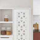 Mobile 4 Cassetti 5 Ripiani 172,6x65,4x29,6 cm in MDF Yada Bianco