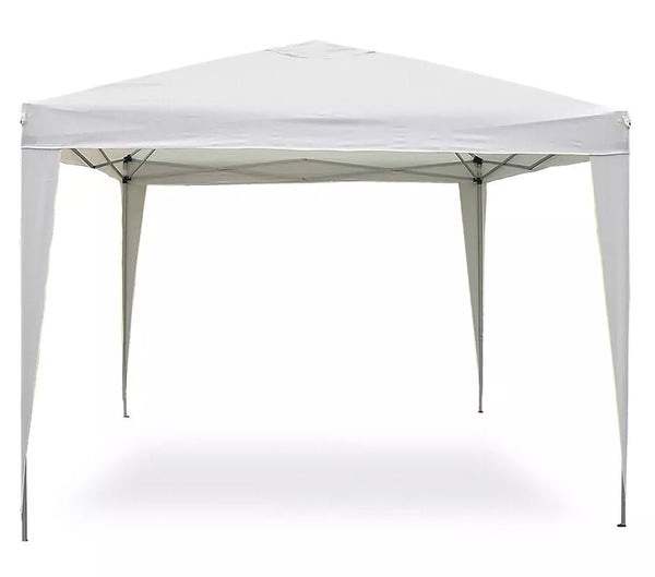Gazebo da Giardino Pieghevole 3x3m Tessuto Poliestere Becker Bianco online