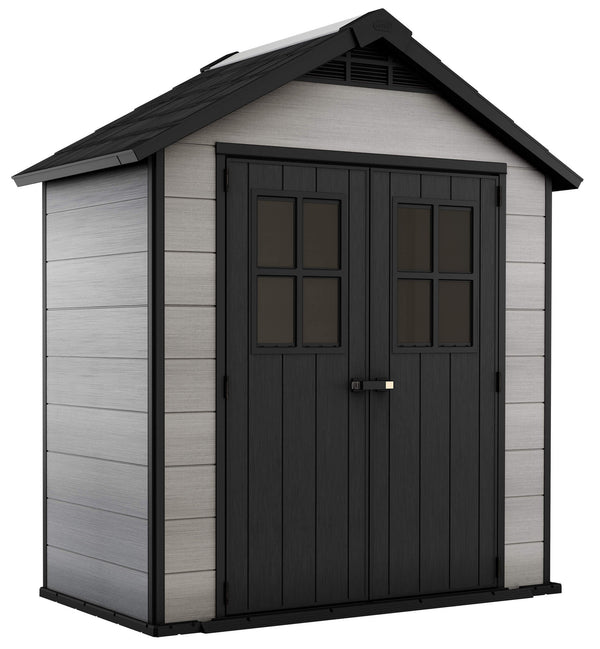 Casetta da Giardino Porta Attrezzi 210x253x124,8 cm in Resina Keter Oakland 754 Grigia acquista