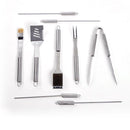 Set 11 Utensili per Barbecue in Acciaio Inox con Valigetta