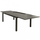 Tavolo Formentera 200/300x100x74 h cm in Alluminio Taupe