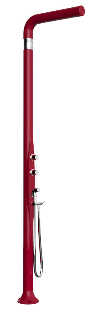 prezzo Doccia da Esterno Giardino Miscelatore Deviatore e Doccetta Mobile Arkema Funny Yang Cherry