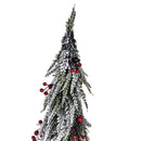 Mini Albero di Natale Decorativo con Led 65 cm Abete Verde