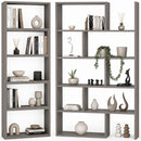 Libreria Modulare Apribile 72x22x200 cm Scaffale Libri Componibile in Legno       